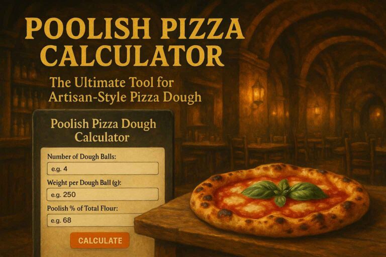 Poolish Pizza Calculator - Boabs Secret Weapon for Artisan Dough That Slaps