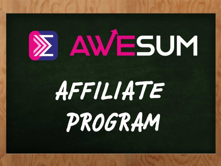 Awesum Affiliate Program Partnership Join