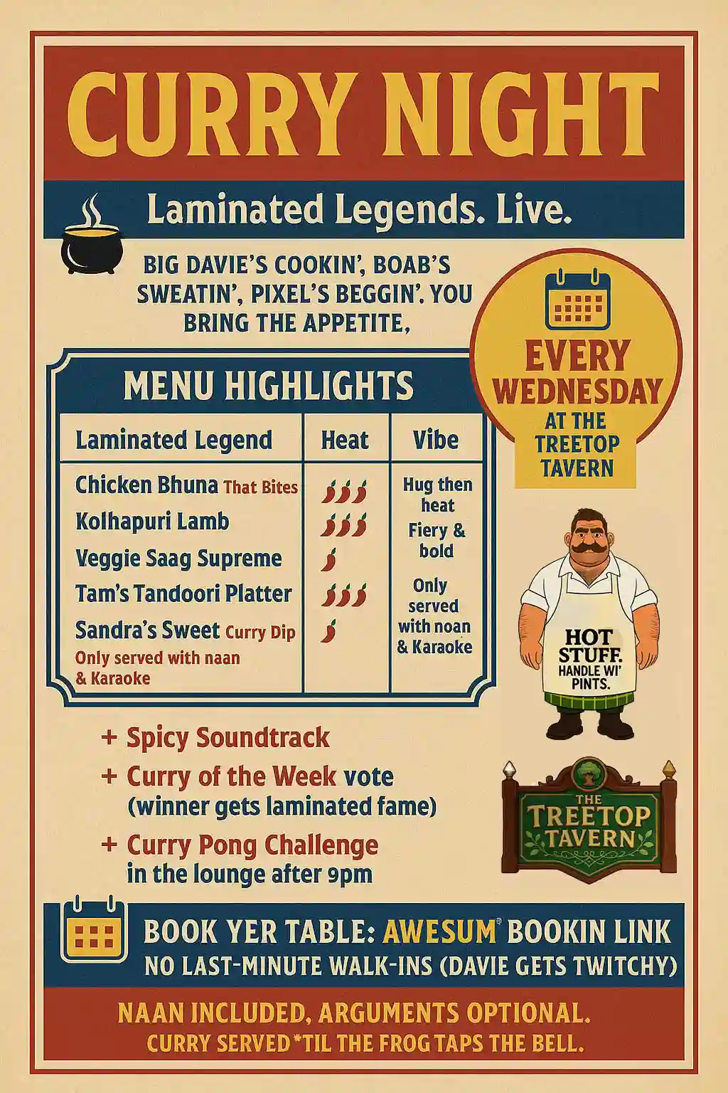 Curry Night Poster