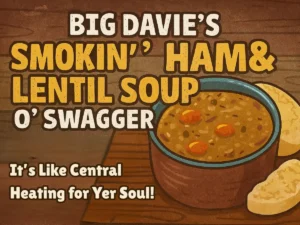 Big Davies Smokin Ham & Lentil Soup o Swagger