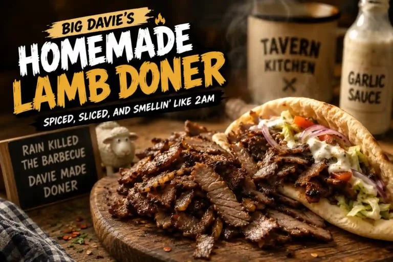 Homemade Lamb Doner. Spiced, Sliced, and Smelling Like 3am